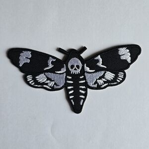 💀 Silence Of The Lambs Moth Iron-On Patch